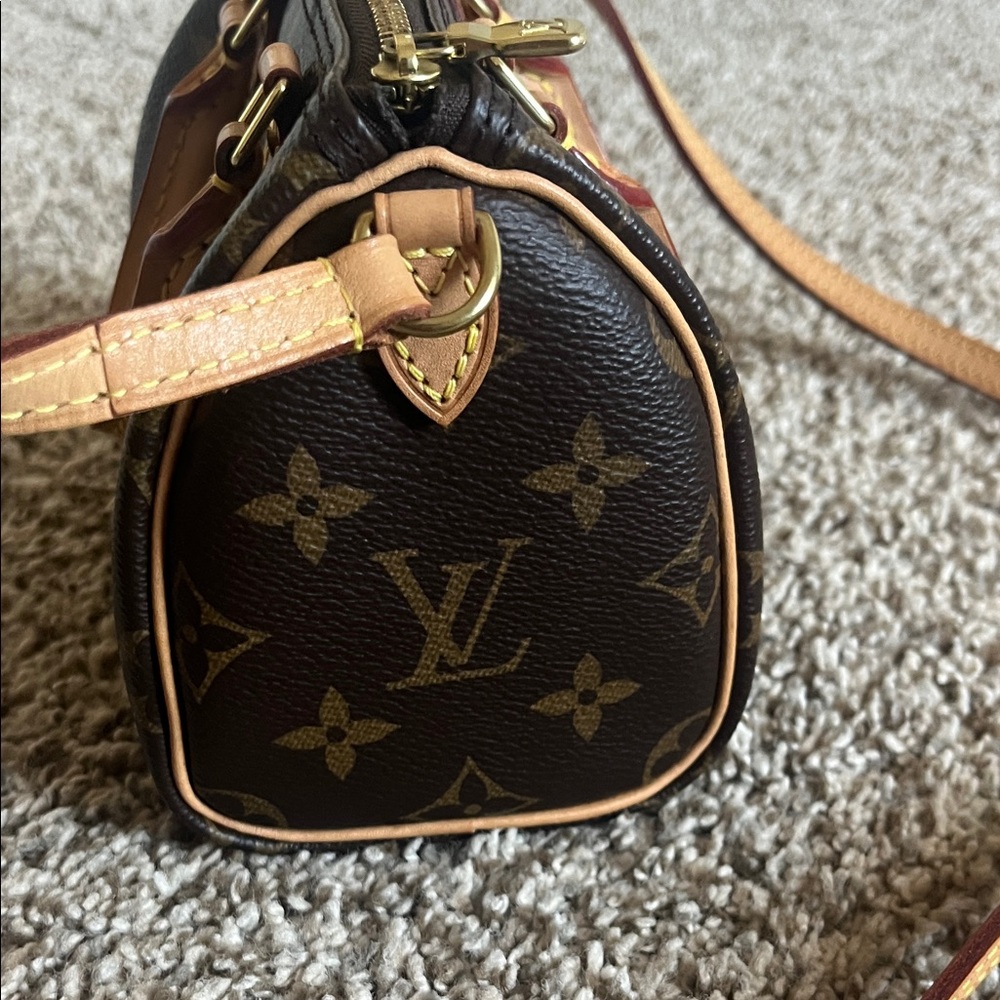 Louis Vuitton Nano Speedy Monogram Mini Crossbody Bag - Picture 4 of 16